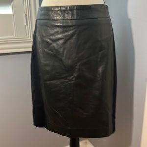 Vegan leather skirt